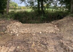 Travaux de préservation de la zone humide de Caubon Saint Sauveur en 2024